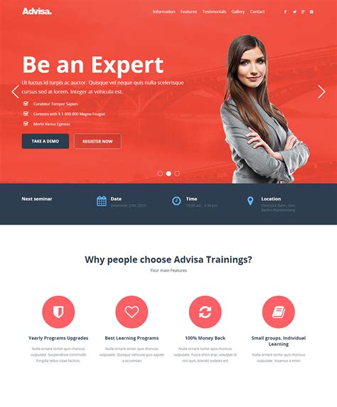 Landing Page designs, themes, templates and downloadable.